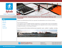 Tablet Screenshot of aplicado-personaldienstleistung.de